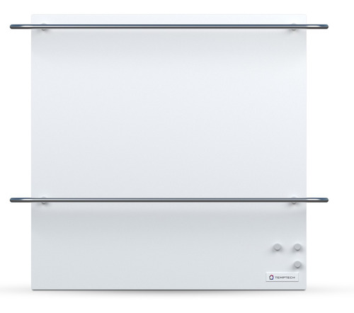Panel Calefactor Electrico 500 W Toallero Doble Color Blanco