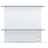 Panel Calefactor Electrico 500 W Toallero Doble Color Blanco
