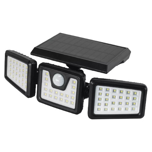 Lampara Solar Led, Seguridad Exterior Con Sensor Movimiento