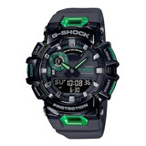 Reloj Casio G-shock Gba-900sm-1a3dr G-squad Hombre Color De La Correa Negro Color Del Bisel Negro Color Del Fondo Negro