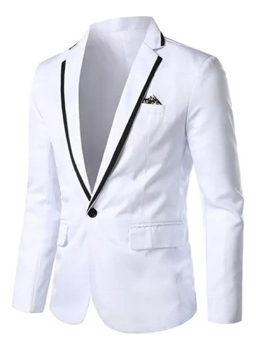 Casaco Masculino Elegante Sólido Blazer Festa De Casamento