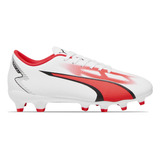 Botines Niños Puma Ultra Play Fg Blanco Jj Deportes