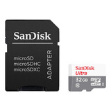 Cartão De Memória Micro Sd 32gb C/ Adaptador Sdsqunr Gn3ma