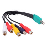 Cable Mini Plug 3.5 + 2.5 /4 Contactos 5 Rca Rgb Av Samsung 