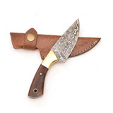 Sky Knives Cuchillo De Caza De Damasco De Acero De Alto Carb