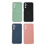 Funda Silicone Case Felpa Para Samsung A24 + Film Hidrogel