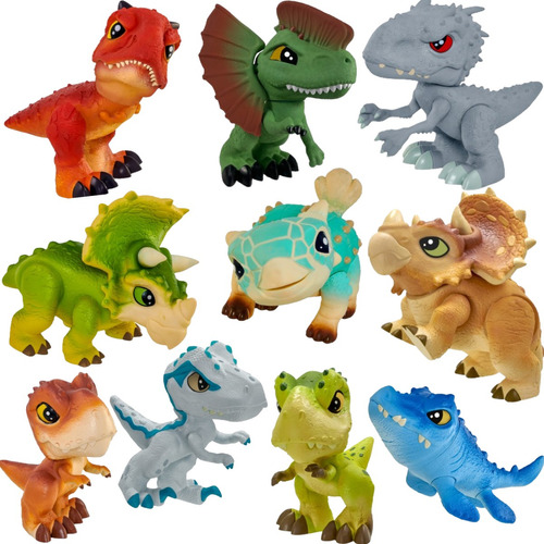 Dinossauro Brinquedo Miniatura Borracha Boneco Envio Em 24h