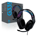 Audífonos Gamer Logitech G335 Negro