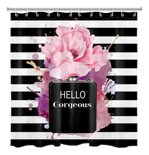 Cortina De Ducha De Perfume Hello Gorgeous Makeup Hot P...