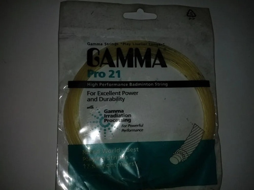 Encordado Para Badminton Gamma Pro 21 X 2 Unidades