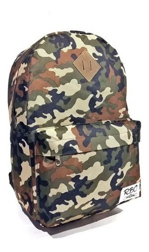 Mochila Urbana Reforzada Camuflado Rbc Liquidacion 5051