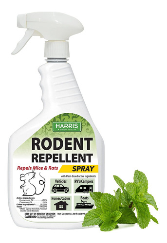 Harris Spray Repelente De Ratones Y Roedores De Aceite De M.