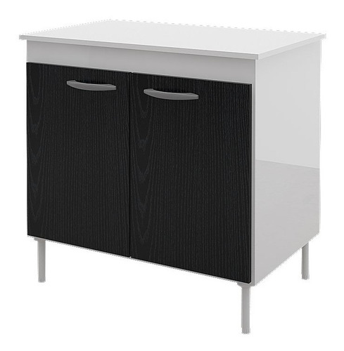  Bajo Mesada 80 Cms Mueble Cocina Despensero 2 Puertas 