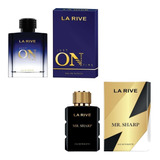 Kit 2 Perfumes Masculinos La Rive Just On Time + Mr Sharp