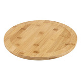 . Plato Giratorio De Madera Para Servir, Mesa De Comedor,