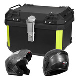 38l Caja Para Moto Maletero Equipaje Trasero Top Case +casco