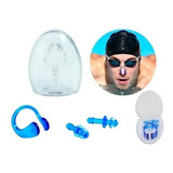 Set Protector Nariz Oido Natacion Intex Estuche De Regalo