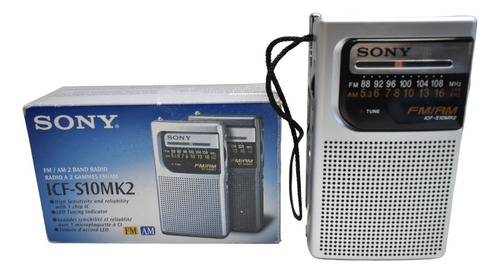 Radio Portatil Sony Icf-s10k2 Vintage No Envío