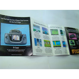 Manual Publicidad Sega Game Gear,nes,snes,psp,ps4,xbox,360,g