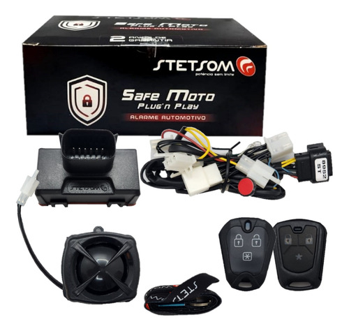 Alarme Moto Bloqueador Stetsom Safe Moto Biz 110-125i 18/23