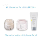 Kit Clareador Fps70 Melasma Sardas Espinha Mancha Sol Acne