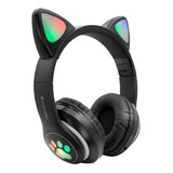 Audifono Bluetooth Orejas De Gato, Monster Negro. Cat Ears