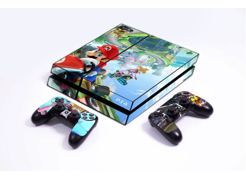 Skin Para Ps4 Fat Super Mario Kart 3d