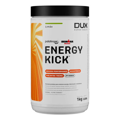 DUX HUMAN HEALTH Energy Kick Pré Treino Limão 1kg | Frete grátis