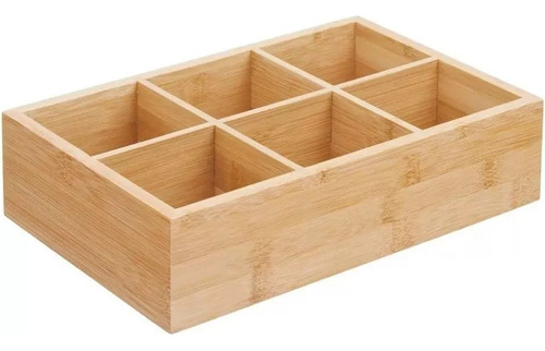 Caja Organizadora De Bamboo Caja De Te Organizador Baño