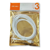 Cable L&a Usb-lightning 3m Compatible iPhone iPad