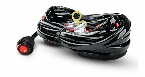 1x Cableado Relay Con Switch On/off Para 2 Faros Led 4wd 4x4