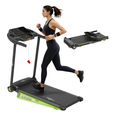Caminadora Eléctrica Plegable Con Pantalla Led 1.5hp 14 Km\u002Fh - Negro | Envío gratis