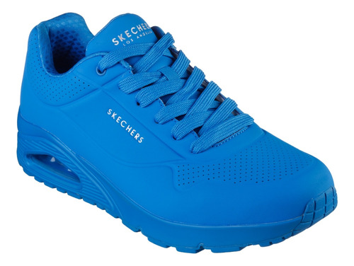 Tenis Skechers Uno Azul Comodo Ligero Deportivo Moda 73667