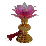 Lotus Buda Lampara  Lotus Luces Para Buda Altar
