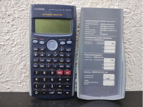 Calculadora Científica Casio Fx-500es Usado Original