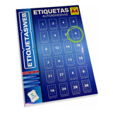 Etiquetas Autoadhesivas Hojas A4 105x148mm Caja X 500 Hojas