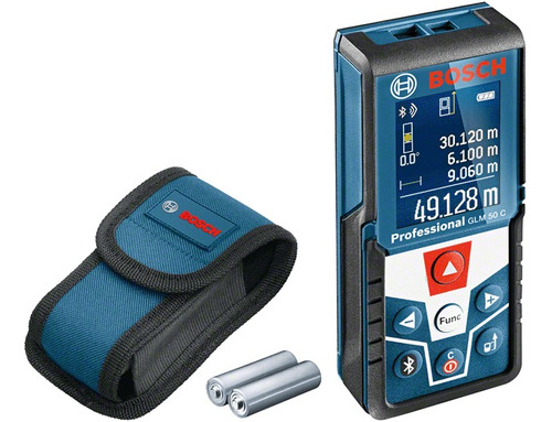 Medidor Láser 50m Bosch Glm 50 C Bluetooth + 1 Estuche 