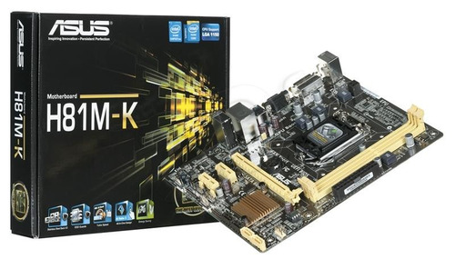 Placa Madre Asus H81m-k Intel H81 Socket 1150 Ddr3 1600 Mhz