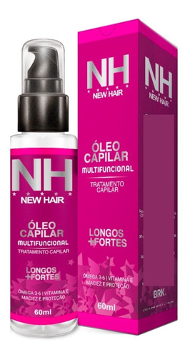 Óleo Capilar New Hair Finalizador Multifuncional Reparador