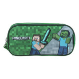 Lapicera Escolar Chenson Minecraft Creeper Mc65674-g Faight Color Verde