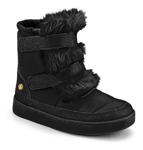 Botas Bibi Pre Ski Niñas Piel Abrigadas Brillos Nena Rimini