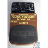 Pedal De Efeito Violão Acústico Modeler Behringer Am400