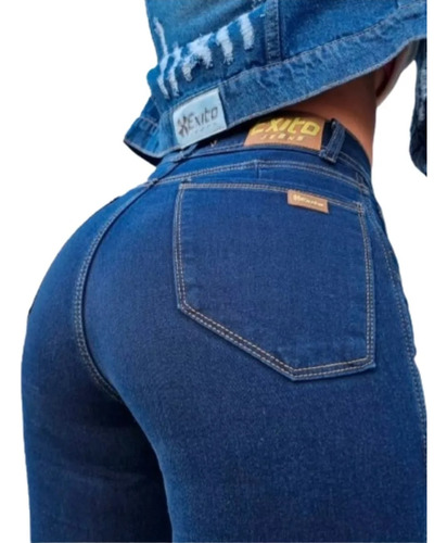 Pantalon Mujer Jean Elastizado Con Friza Ideal Invierno