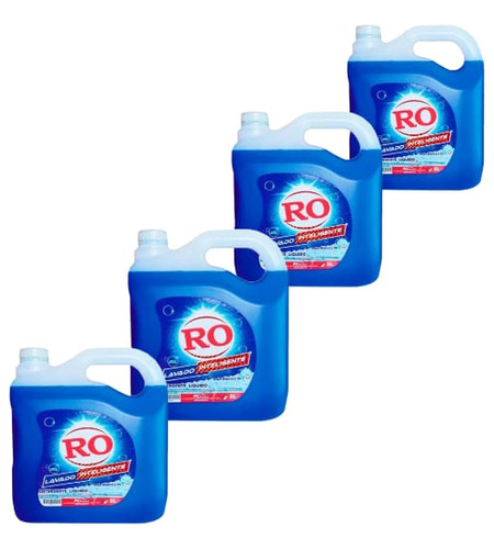 Detergente Ro Pack X4 Bidones De 5 Litros Cada Uno
