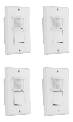 4 Placas Con Sensor De Movimiento (pir) Y Switch