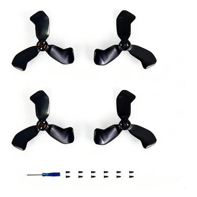 Hélices 3 Aspas Compatible Con Dji Neo2 Originales Negro