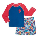 Traje De Baño Para Niño Toddler Boy Long Spiderman