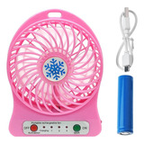 Ventilador A Pila Recargable D 7v Silencioso