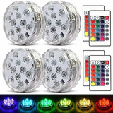 Luces - Luces Led Sumergibles, Impermeables, Multicolor, Con