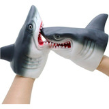 Tiburon Marioneta De Mano Para Niños De Goma Titere Shark